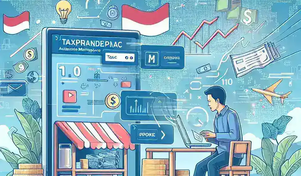 "Ilustrasi pajak otomatis untuk marketplace: Dampak dan perubahan bagi toko online di Indonesia"