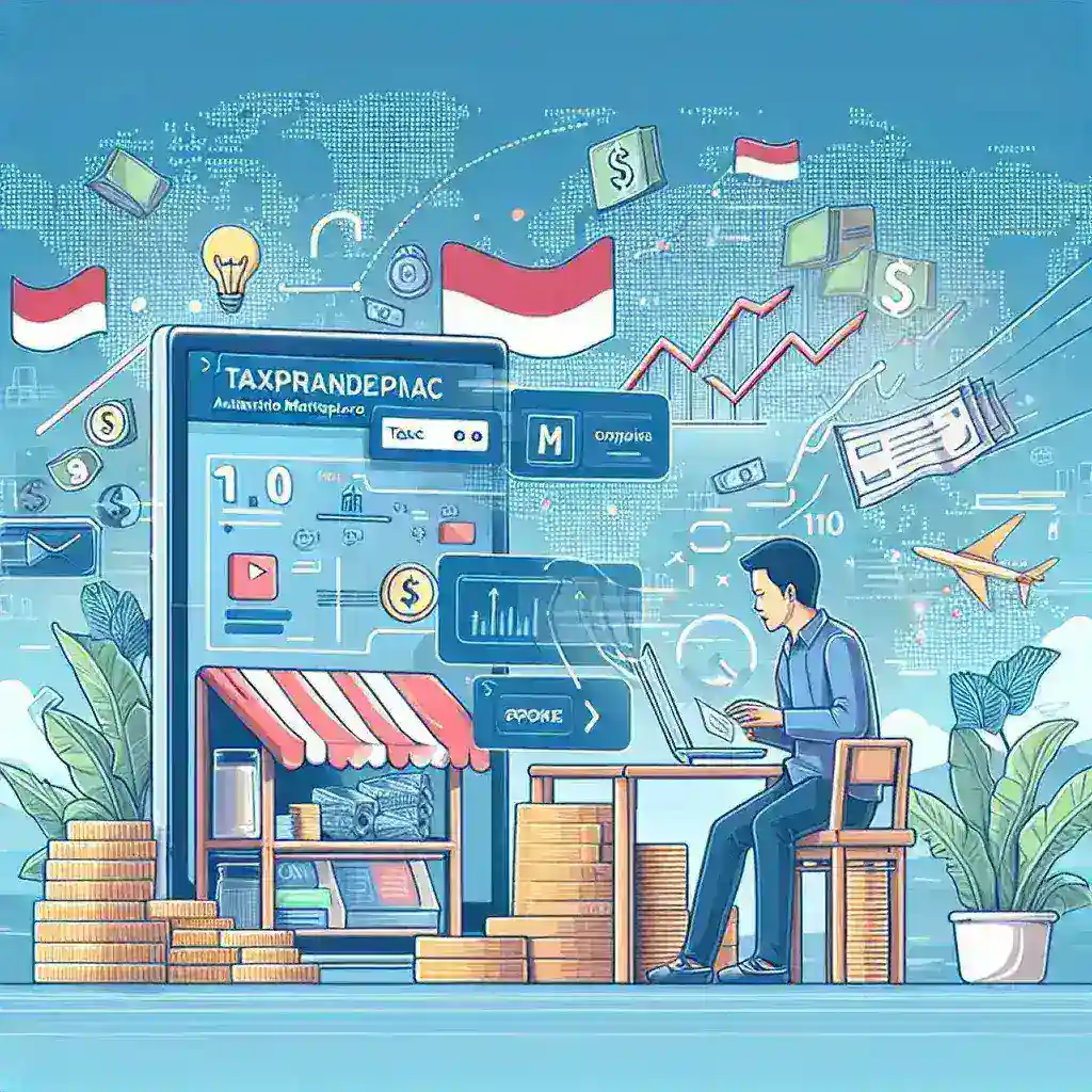 "Ilustrasi pajak otomatis untuk marketplace: Dampak dan perubahan bagi toko online di Indonesia"